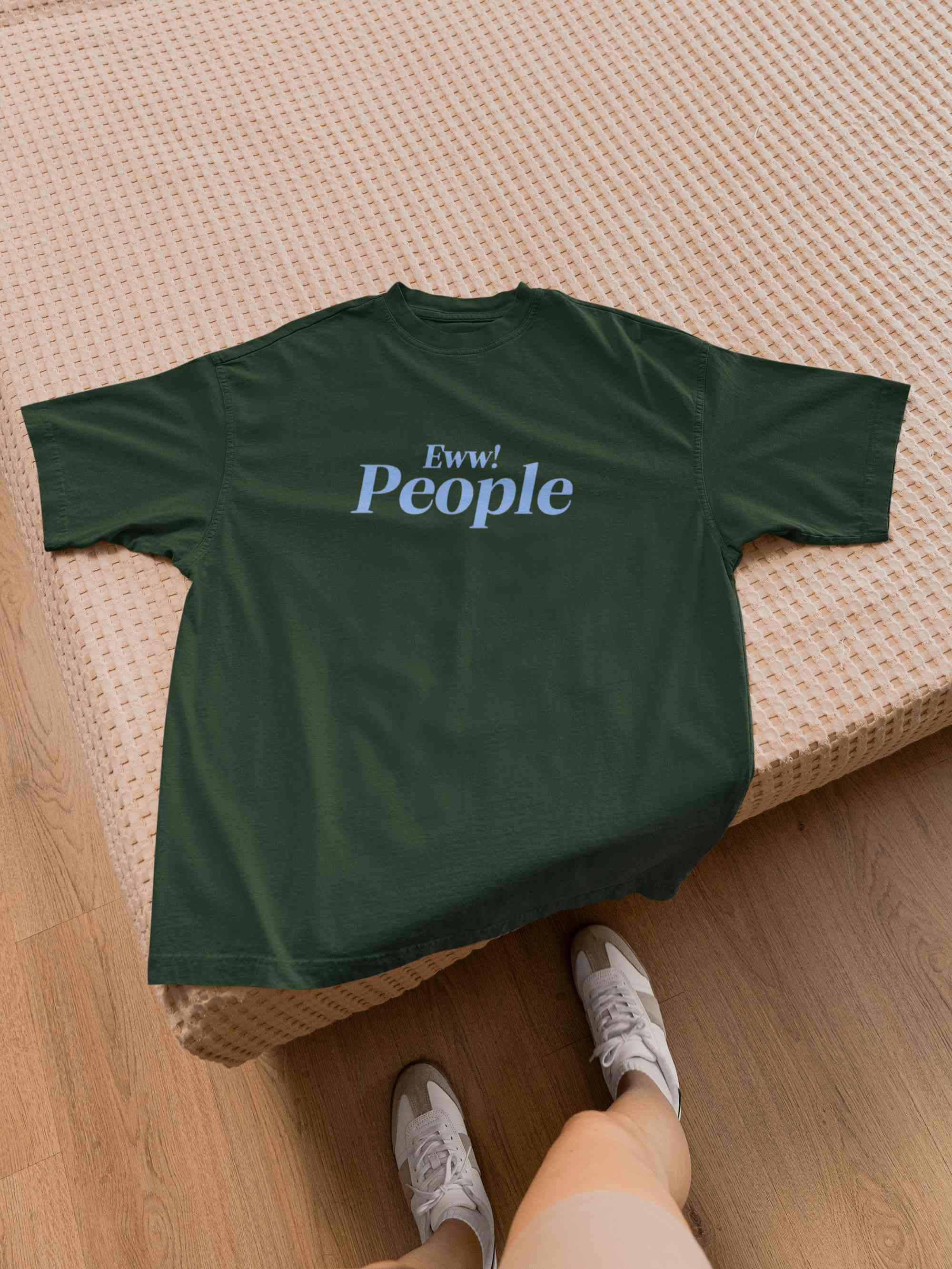 Eww! People Mens Half Sleeves T-shirt- FunkyTeesClub