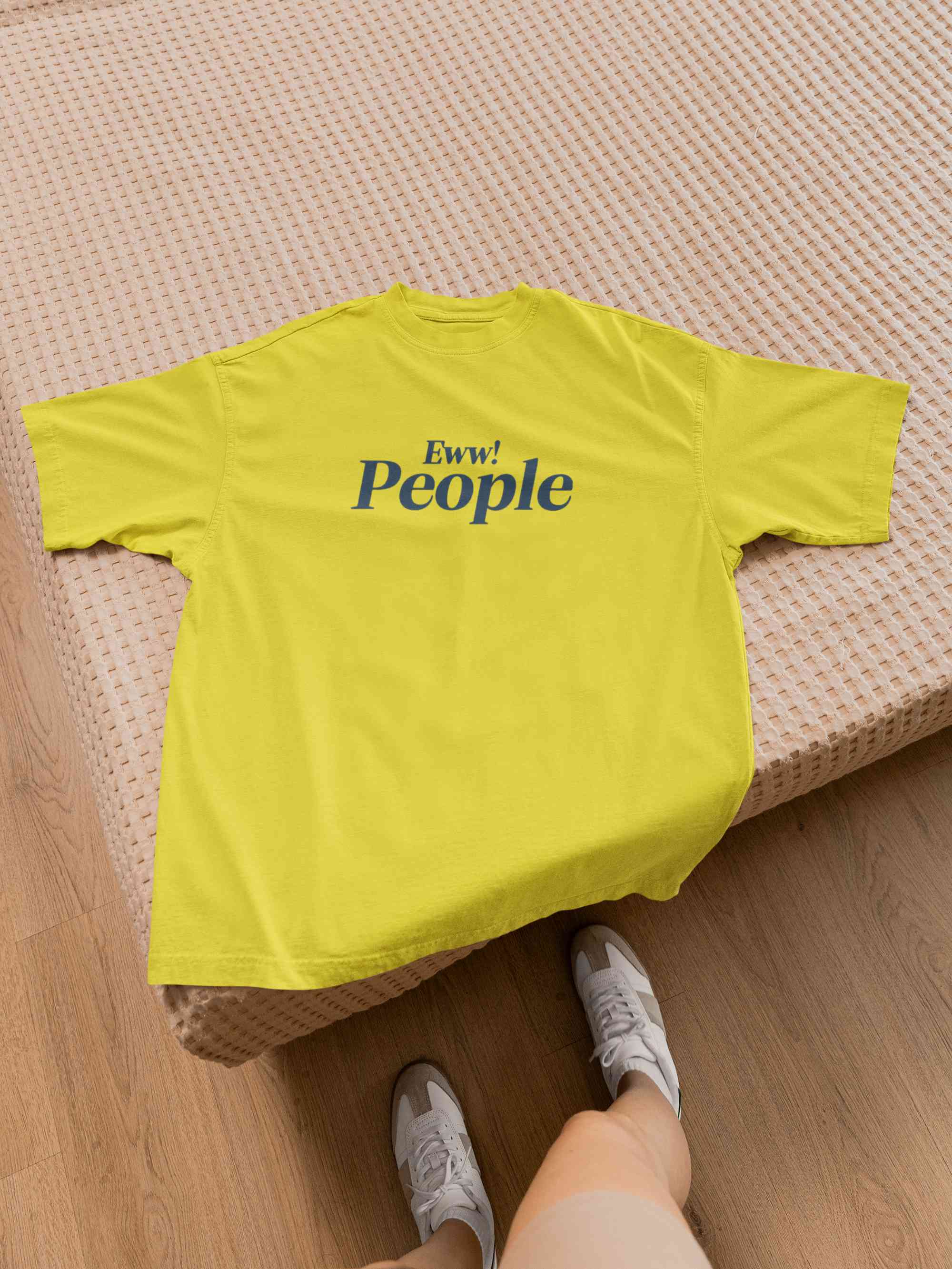 Eww! People Mens Half Sleeves T-shirt- FunkyTeesClub