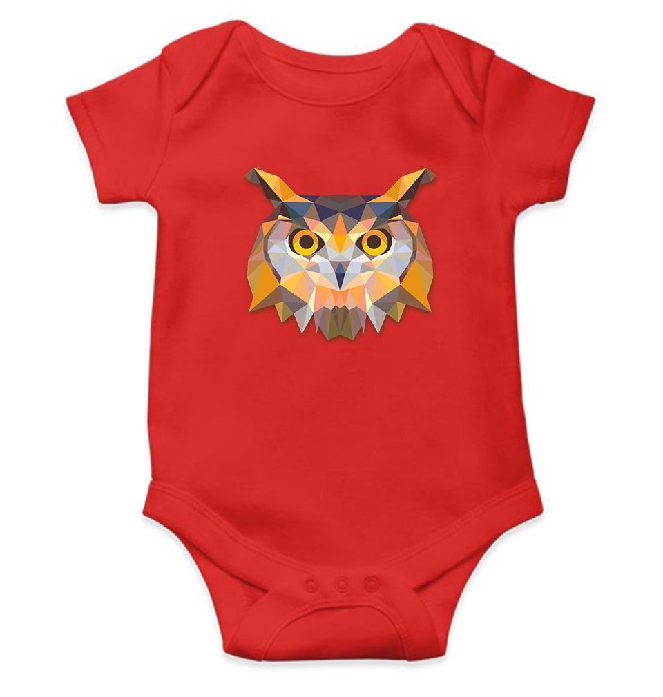 Owl Abstract Rompers for Baby Girl- FunkyTradition FunkyTradition