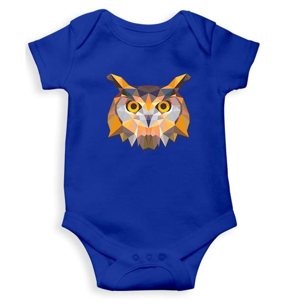 Owl Abstract Rompers for Baby Girl- FunkyTradition FunkyTradition