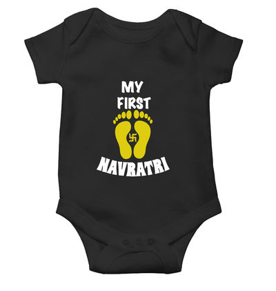 My First Navratri Rompers for Baby Girl- FunkyTeesClub