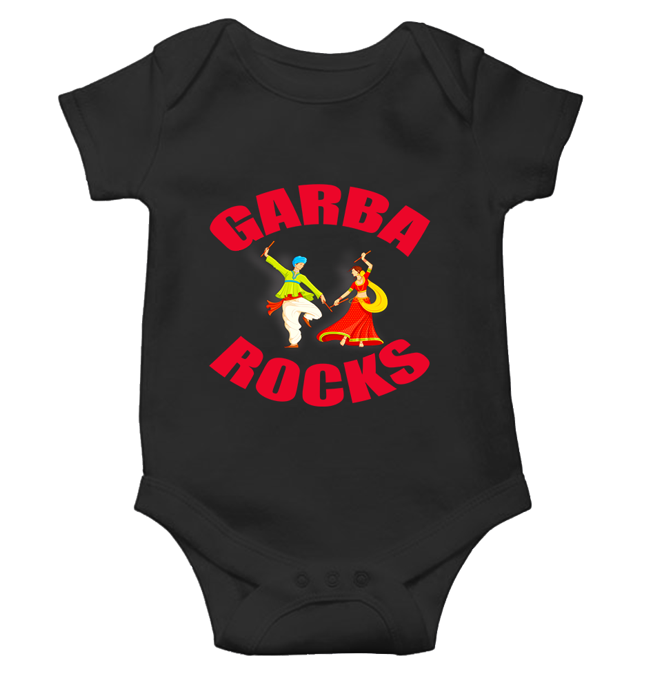 Garbha Rocks Rompers for Baby Girl- FunkyTeesClub