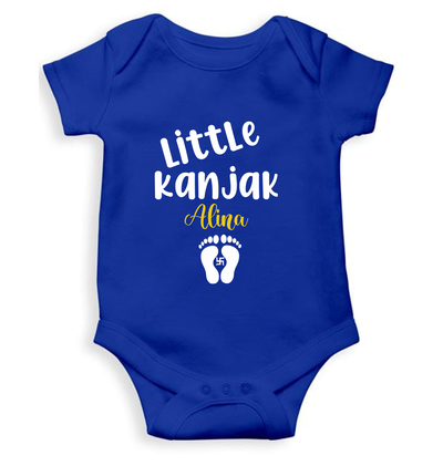 Customize Name Little Kanjak Rompers for Baby Girl- FunkyTeesClub