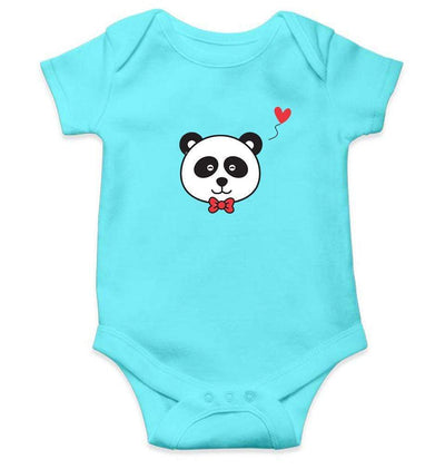 Panda Rompers for Baby Girl- FunkyTradition FunkyTradition