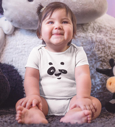 Panda Rompers for Baby Girl- FunkyTradition FunkyTradition