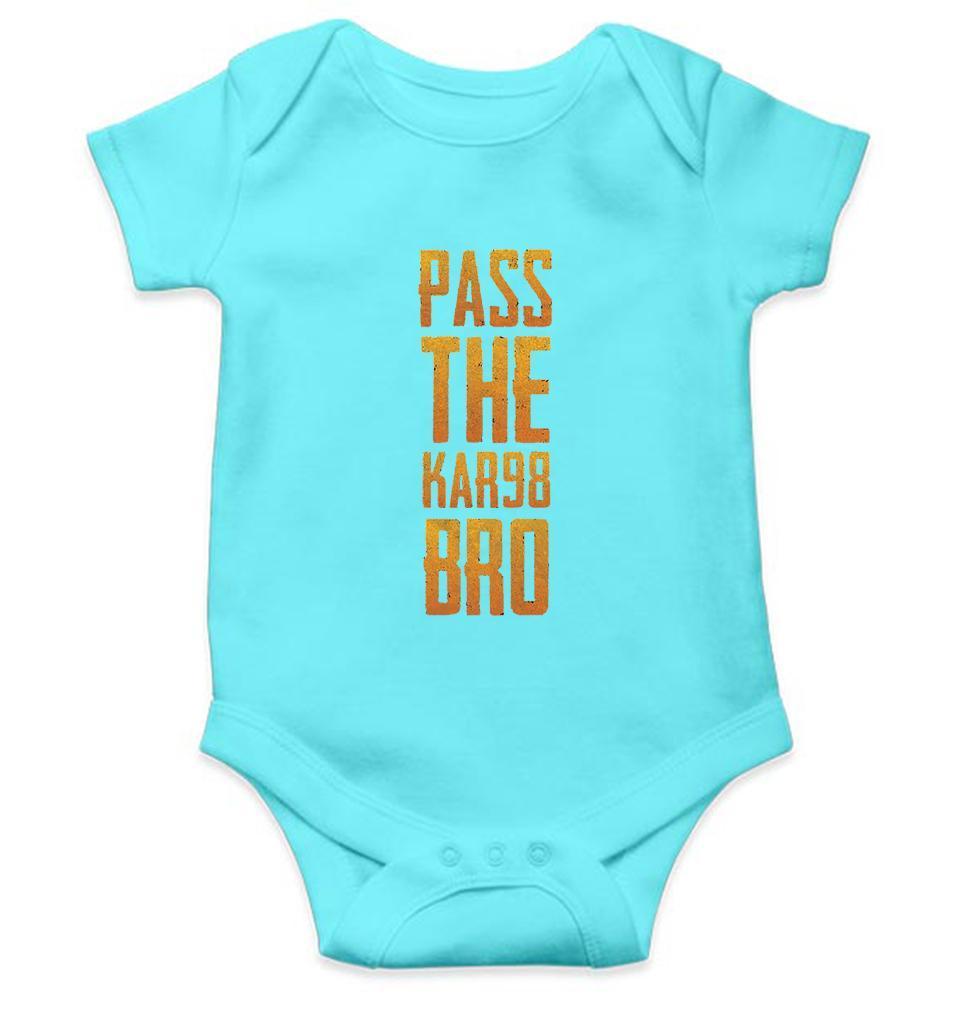 Pass The KAR98 Bro PUBG Rompers for Baby Boy- FunkyTradition FunkyTradition