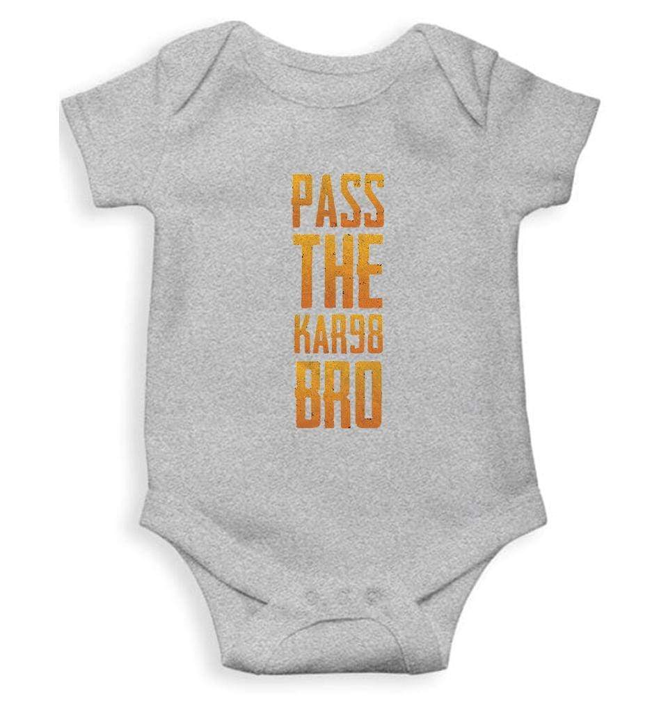 Pass The KAR98 Bro PUBG Rompers for Baby Boy- FunkyTradition FunkyTradition