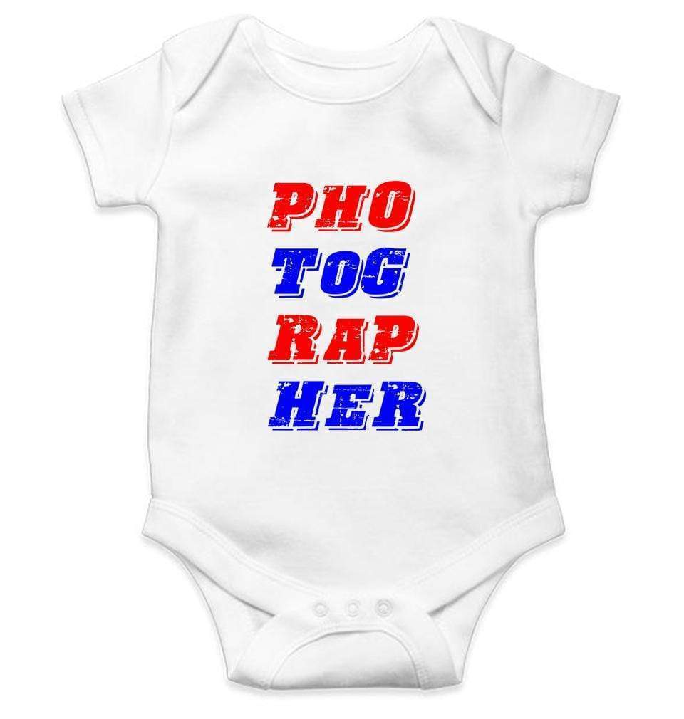 Photographer Rompers for Baby Boy- FunkyTradition FunkyTradition