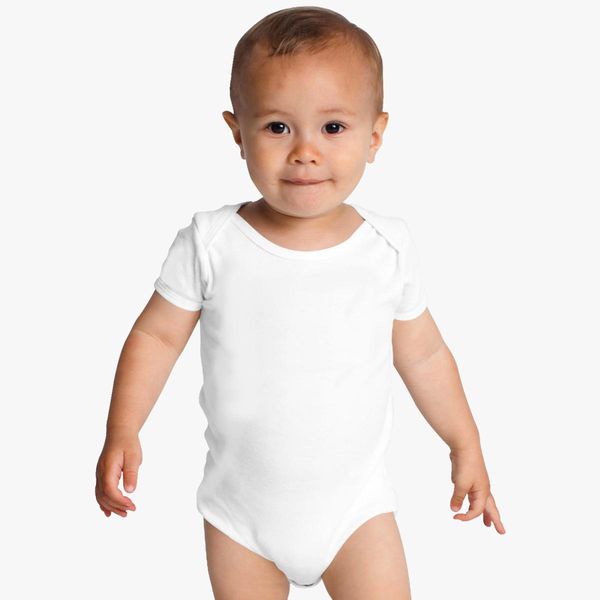 Plain White Baby Romper- FunkyTeesClub