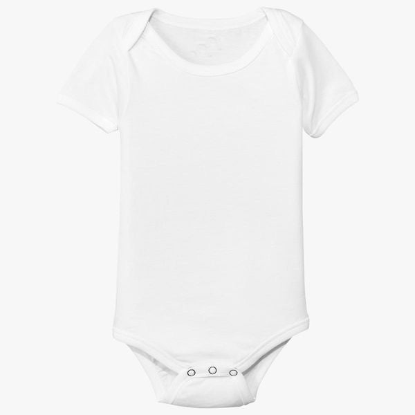 Plain White Baby Romper- FunkyTeesClub