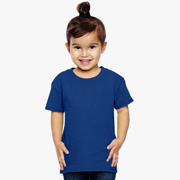 Girl Plain Royal Blue T-shirt -FunkyTeesClub