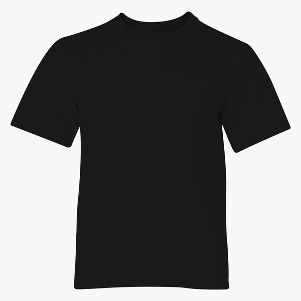 Boy Plain Black T-Shirt-FunkyTeesClub