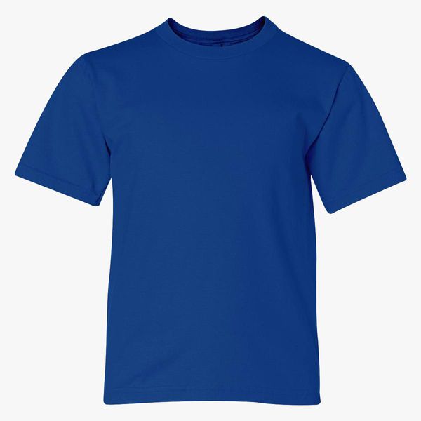 Boy Plain Royal Blue T-Shirt-FunkyTeesClub