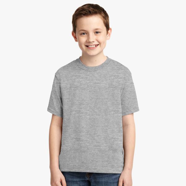 Boy Plain Grey T-Shirt-FunkyTeesClub
