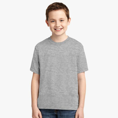 Boy Plain Grey T-Shirt-FunkyTeesClub
