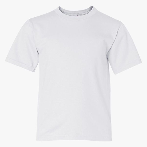 Boy Plain White T-shirt-FunkyTeesClub