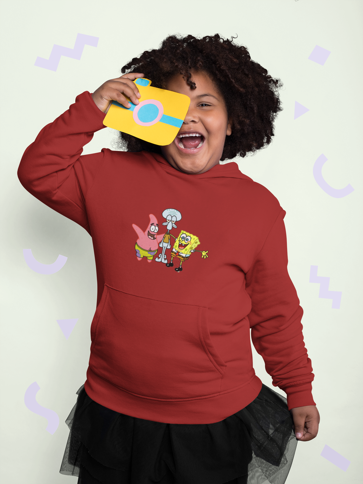 Cute Cartoon Girl Hoodies-FunkyTeesClub