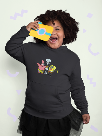 Cute Cartoon Girl Hoodies-FunkyTeesClub