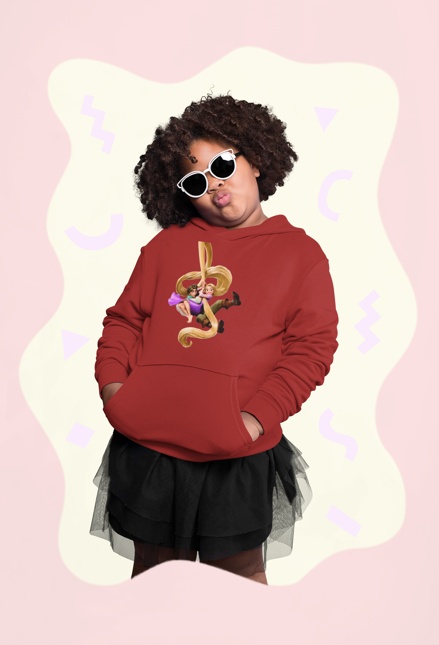 Cute Princess Girl Hoodies-FunkyTeesClub