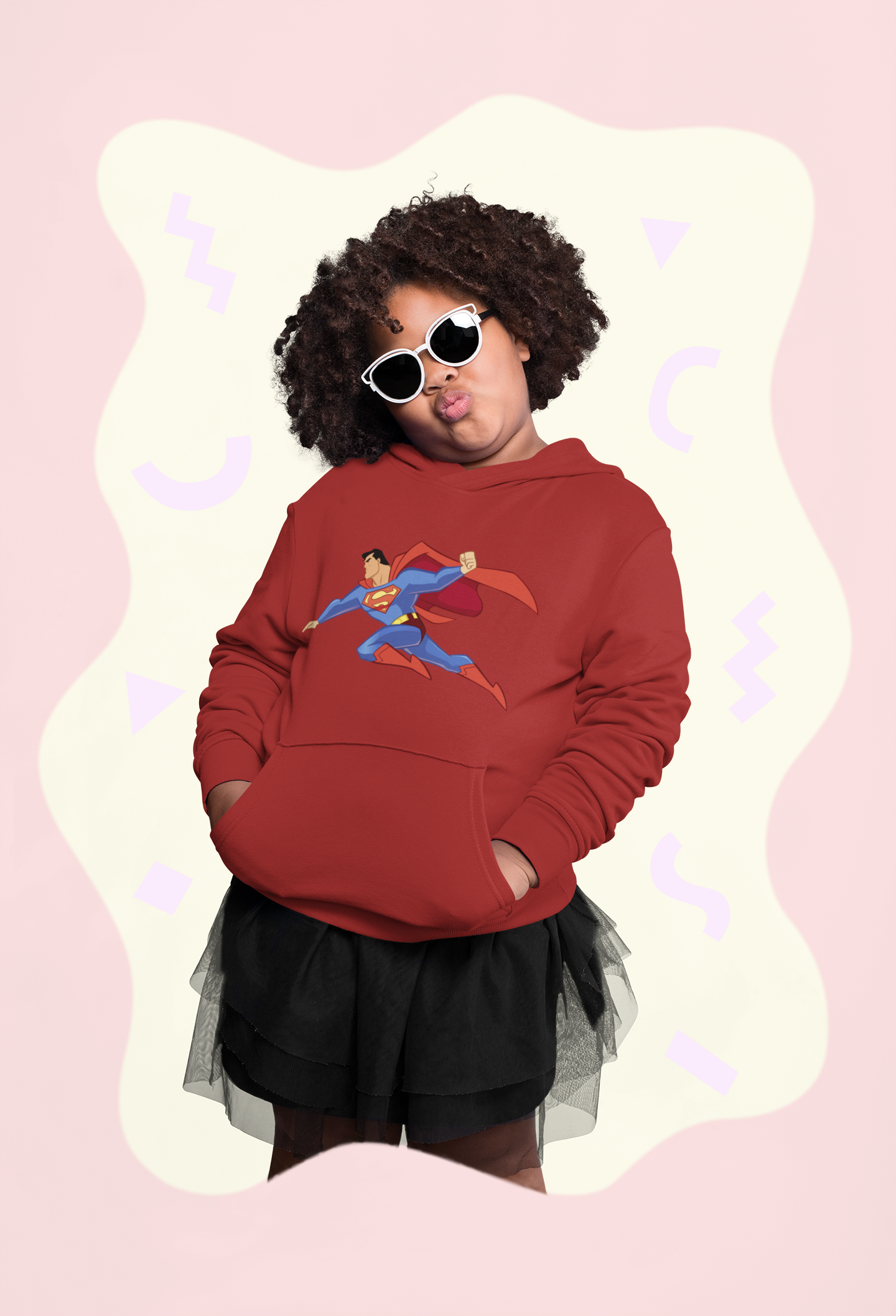 Superhero Girl Hoodies-FunkyTeesClub