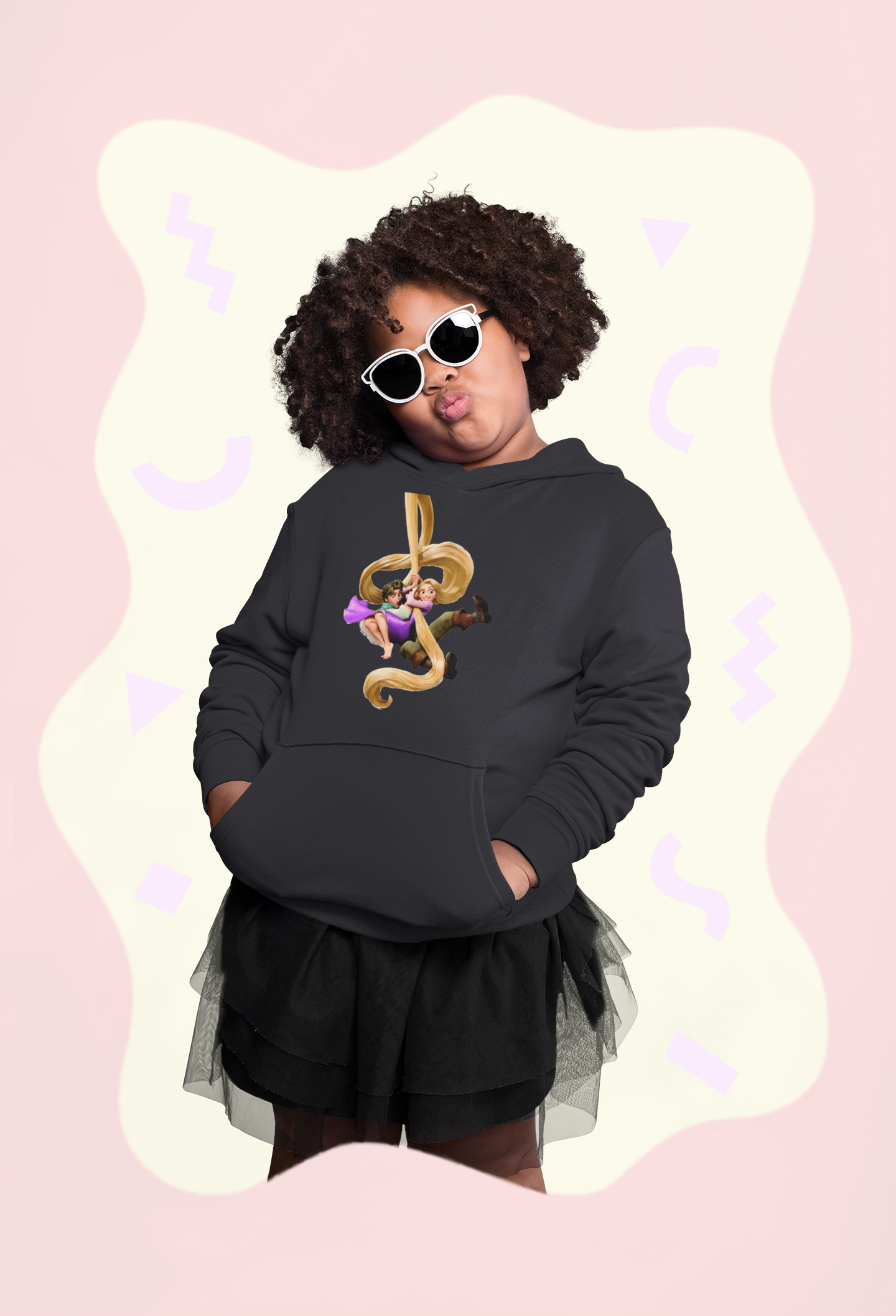 Cute Princess Girl Hoodies-FunkyTeesClub