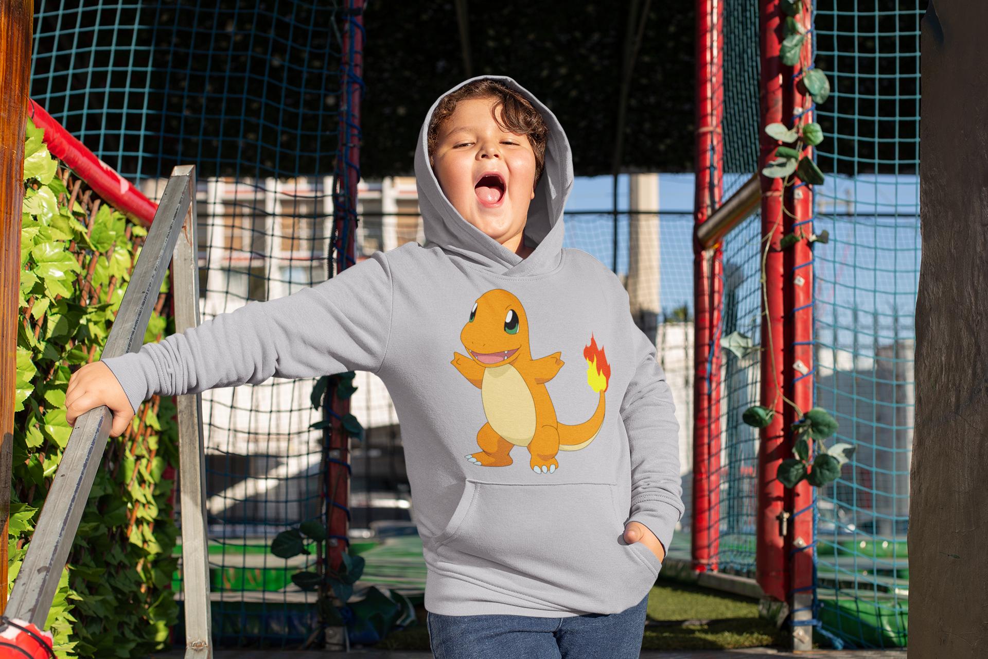 Cute Cartoon Boy Hoodies-FunkyTeesClub