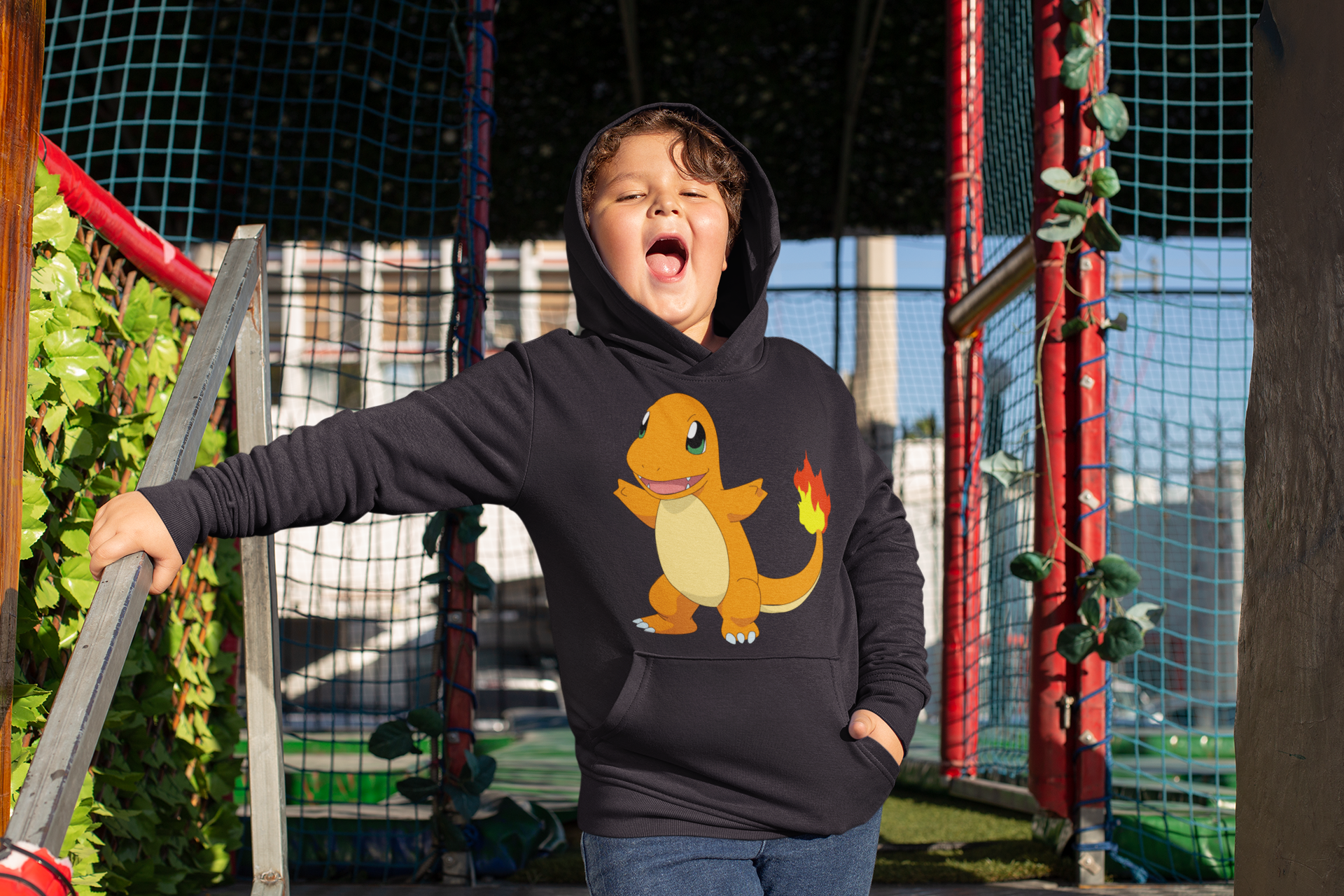 Cute Cartoon Boy Hoodies-FunkyTeesClub