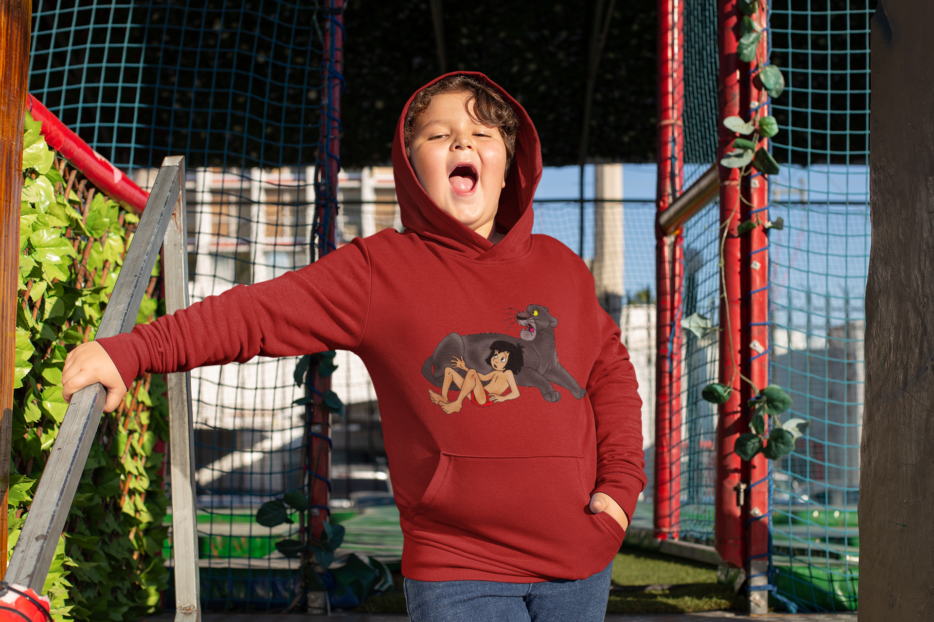 Cute Cartoon Boy Hoodies-FunkyTeesClub