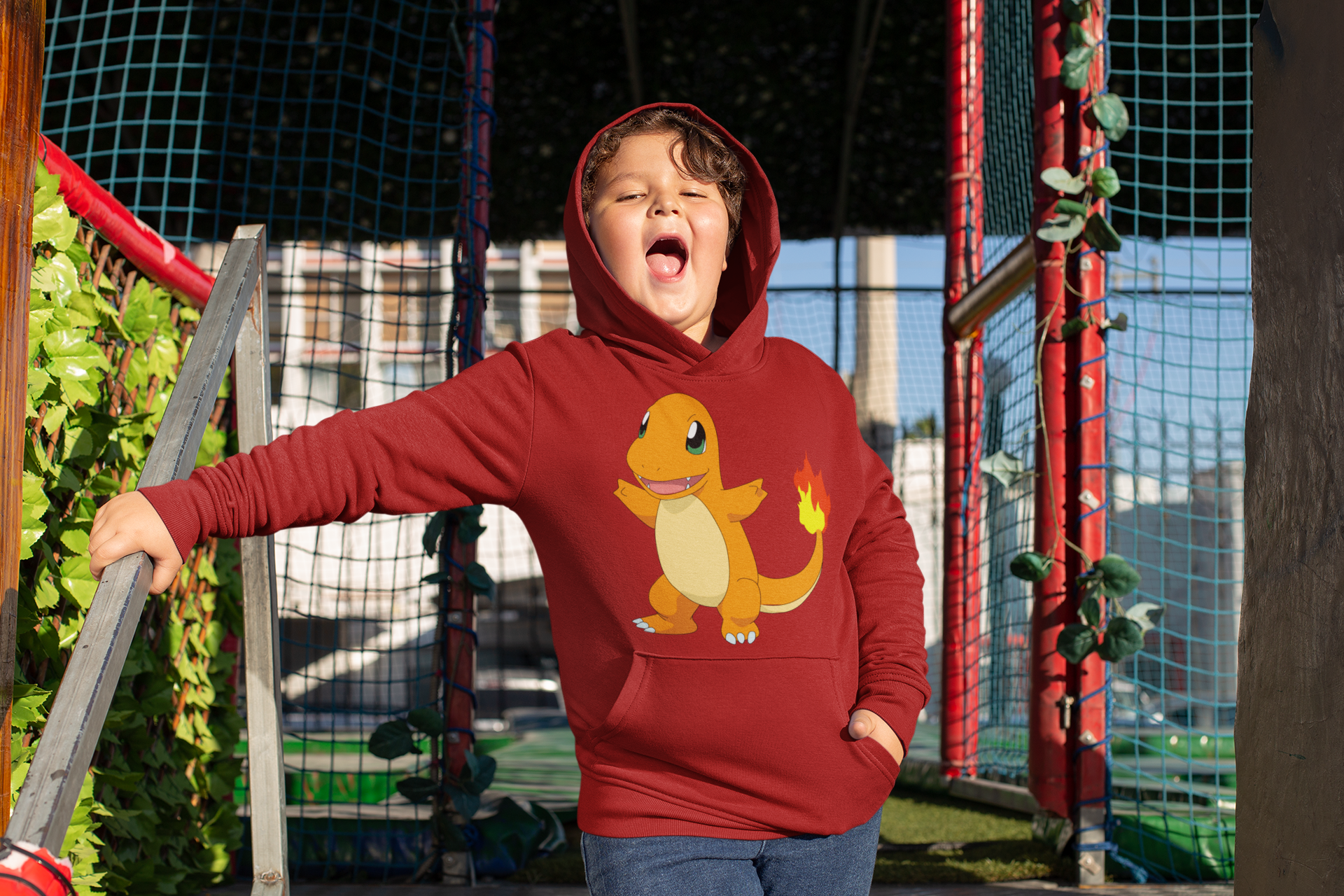 Cute Cartoon Boy Hoodies-FunkyTeesClub