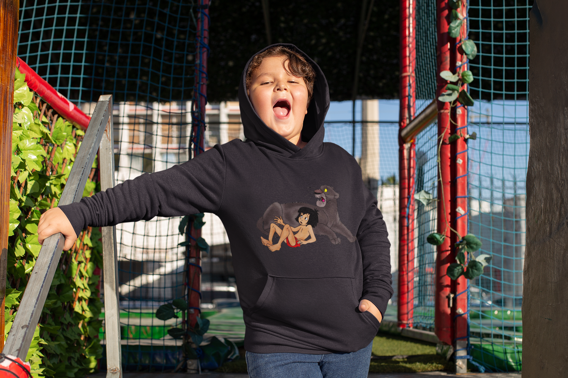 Cute Cartoon Boy Hoodies-FunkyTeesClub