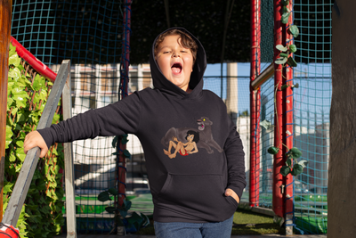 Cute Cartoon Boy Hoodies-FunkyTeesClub