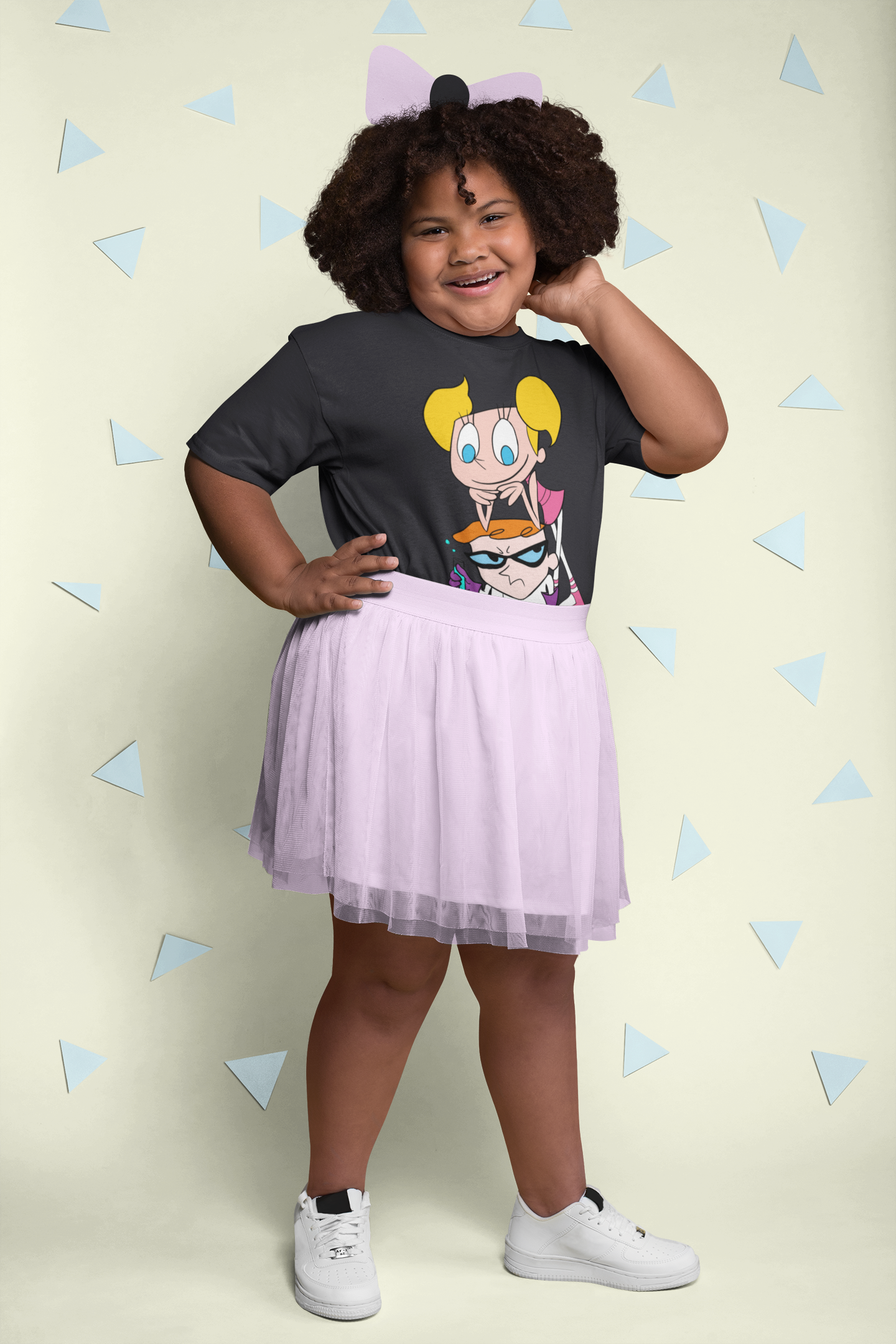 Cute Cartoon Half Sleeves T-Shirt For Girls -FunkyTeesClub