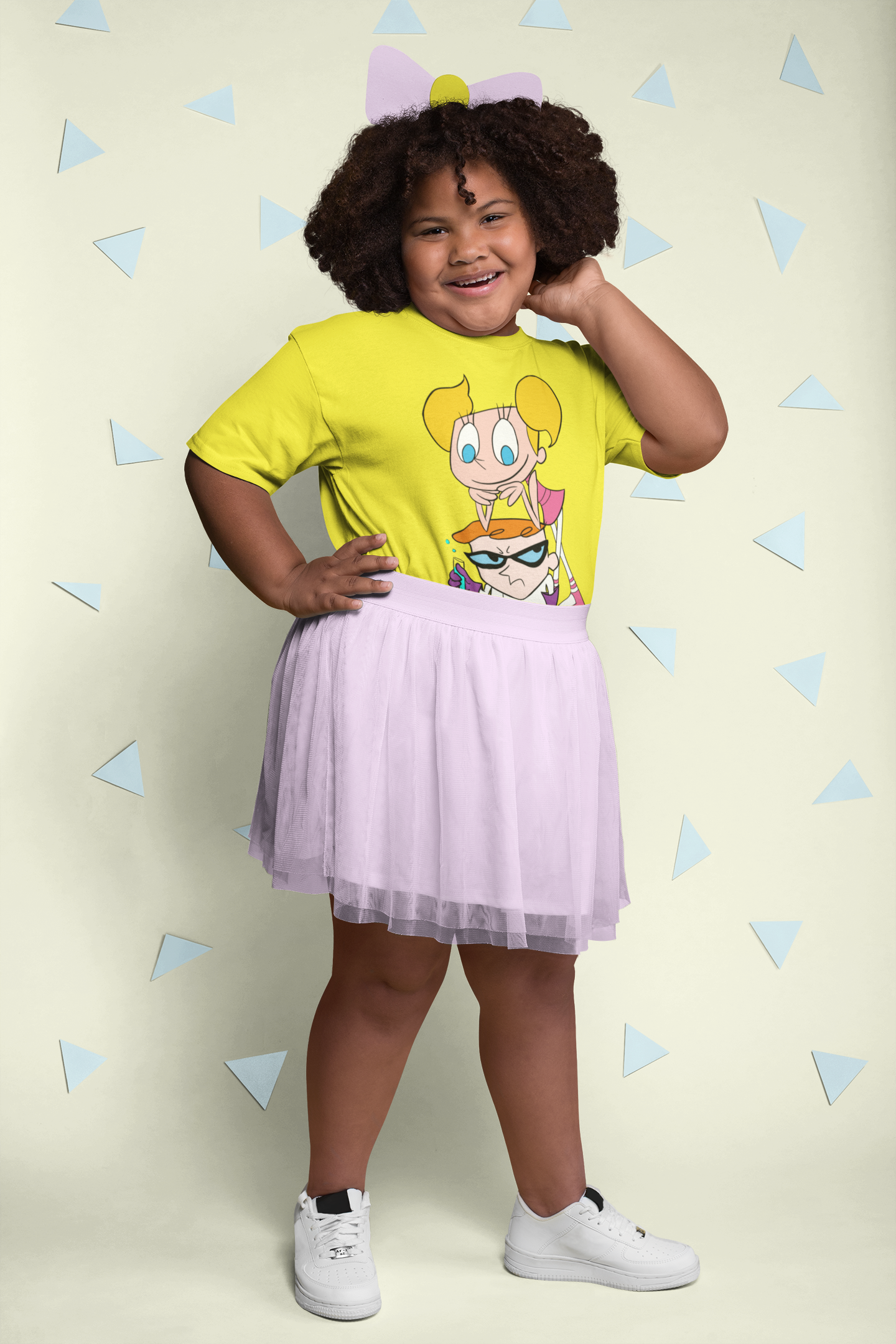Cute Cartoon Half Sleeves T-Shirt For Girls -FunkyTeesClub