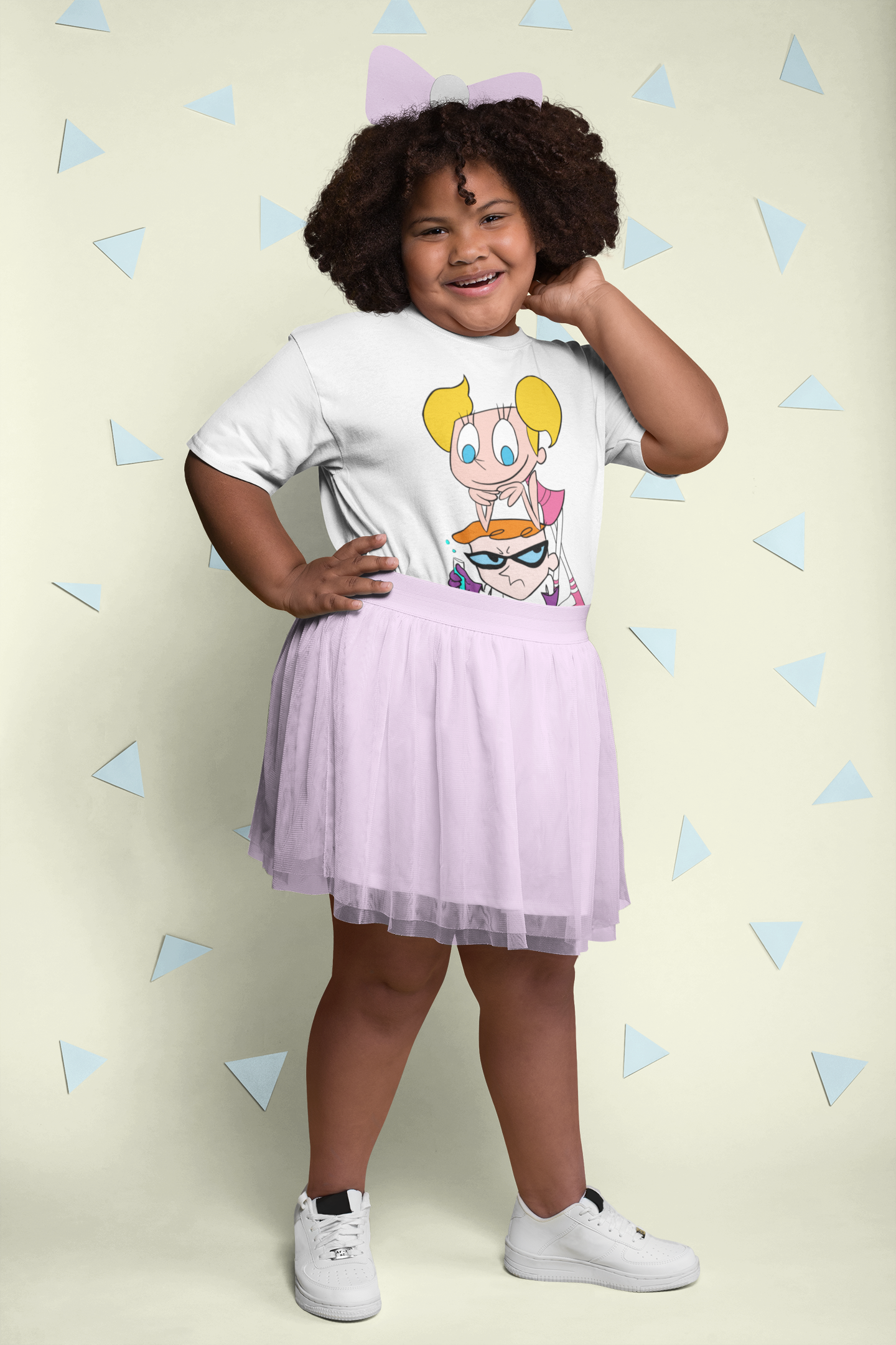 Cute Cartoon Half Sleeves T-Shirt For Girls -FunkyTeesClub