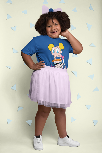Cute Cartoon Half Sleeves T-Shirt For Girls -FunkyTeesClub