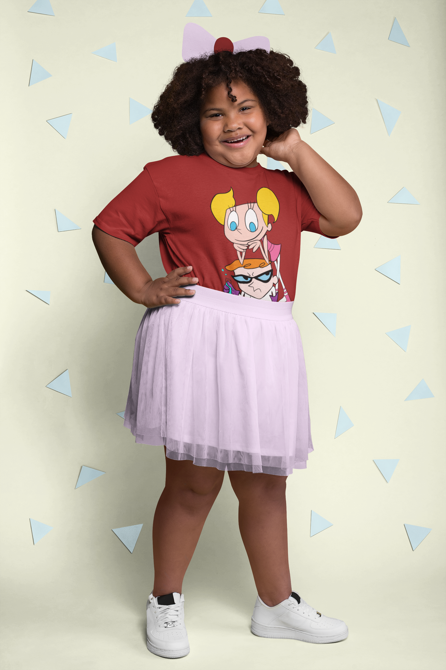 Cute Cartoon Half Sleeves T-Shirt For Girls -FunkyTeesClub