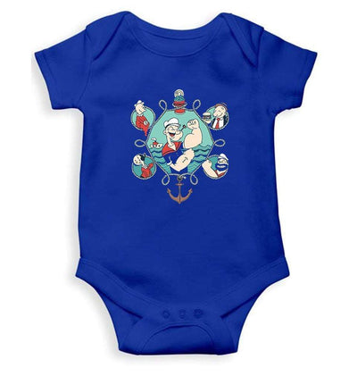 Popeye Rompers for Baby Girl- FunkyTradition FunkyTradition