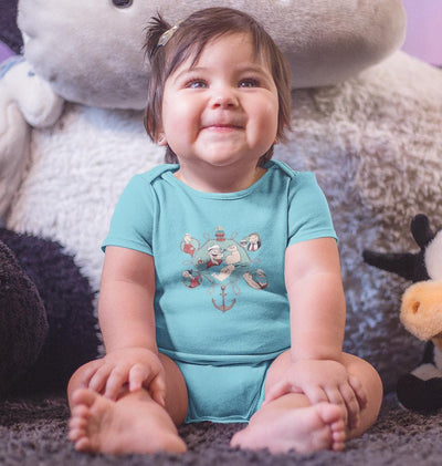 Popeye Rompers for Baby Girl- FunkyTradition FunkyTradition
