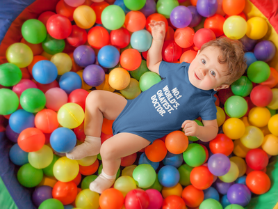Future Doctor Rompers for Baby Boy- FunkyTeesClub