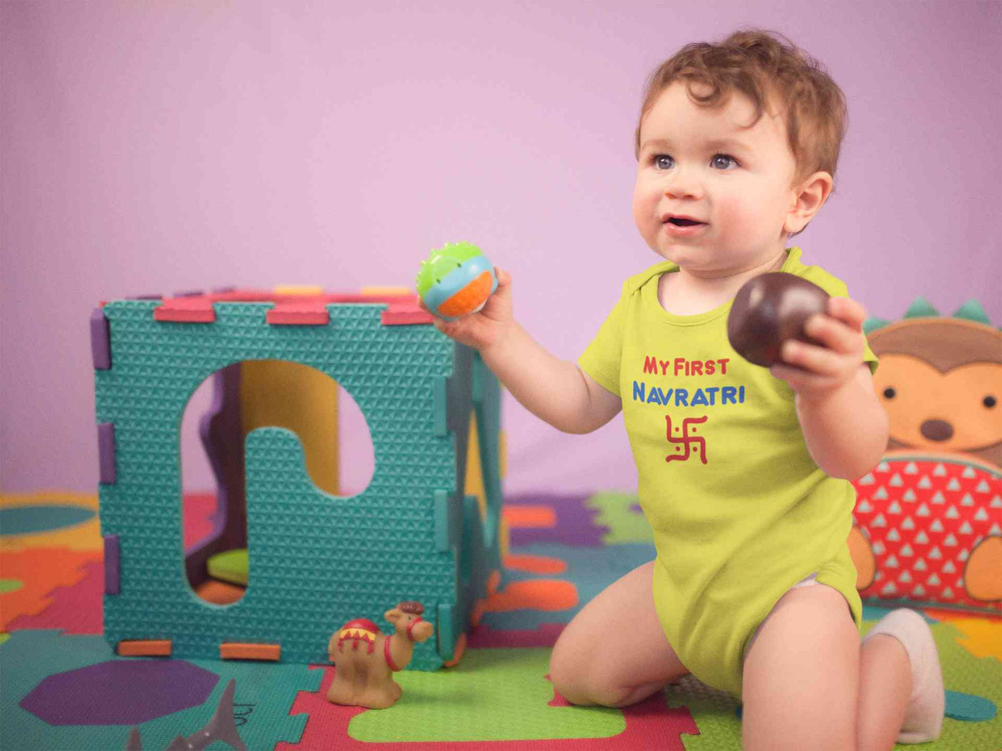 My First Navratri Rompers for Baby Boy- FunkyTeesClub