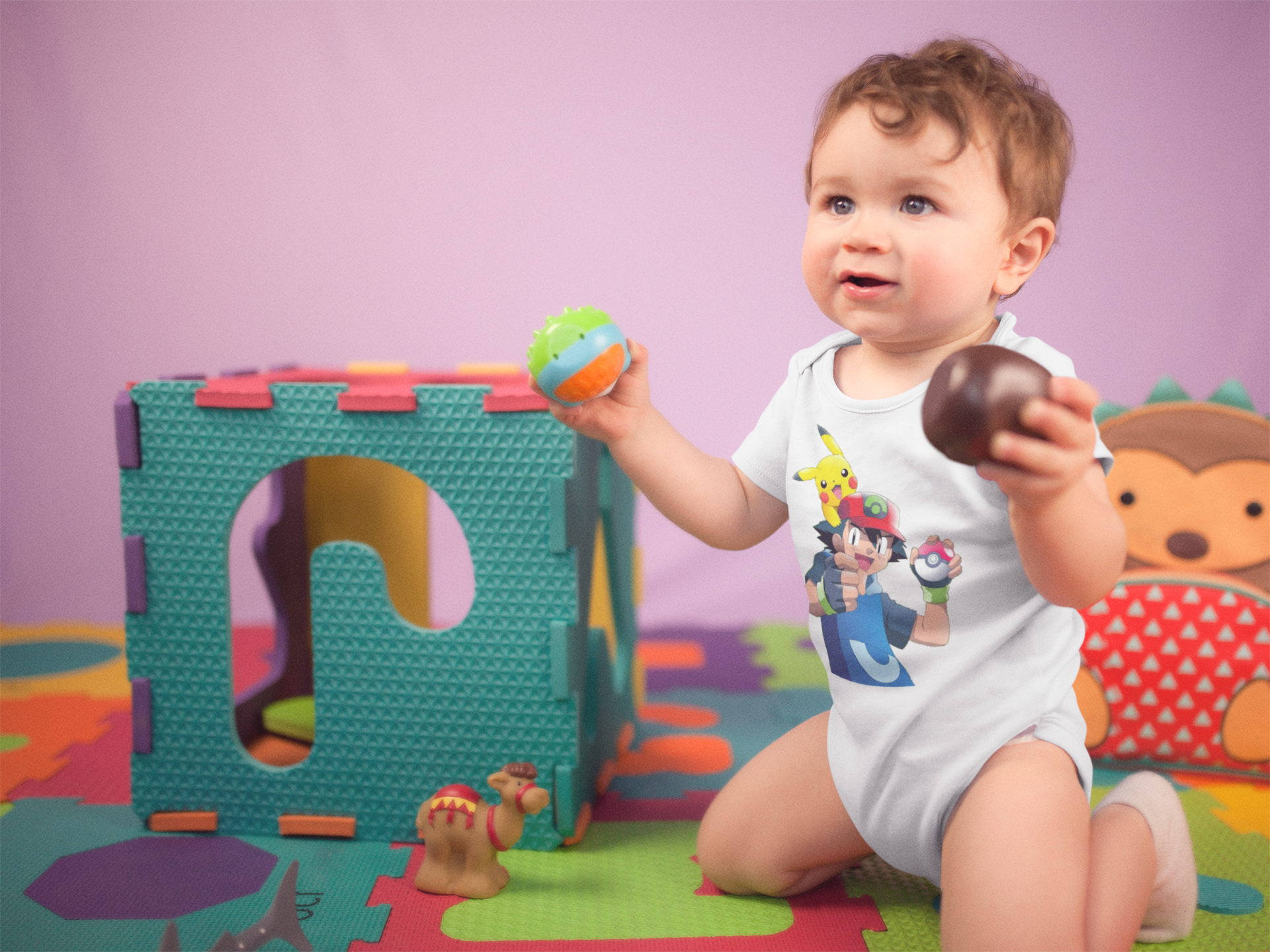 Cute Cartoon Rompers for Baby Boy -FunkyTeesClub