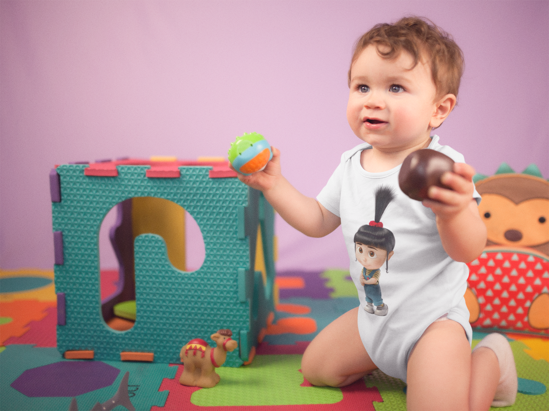 Cute Cartoon Rompers for Baby Boy -FunkyTeesClub