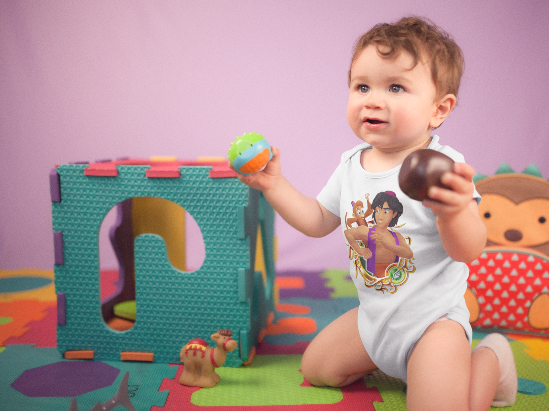 Cute Cartoon Rompers for Baby Boy -FunkyTeesClub