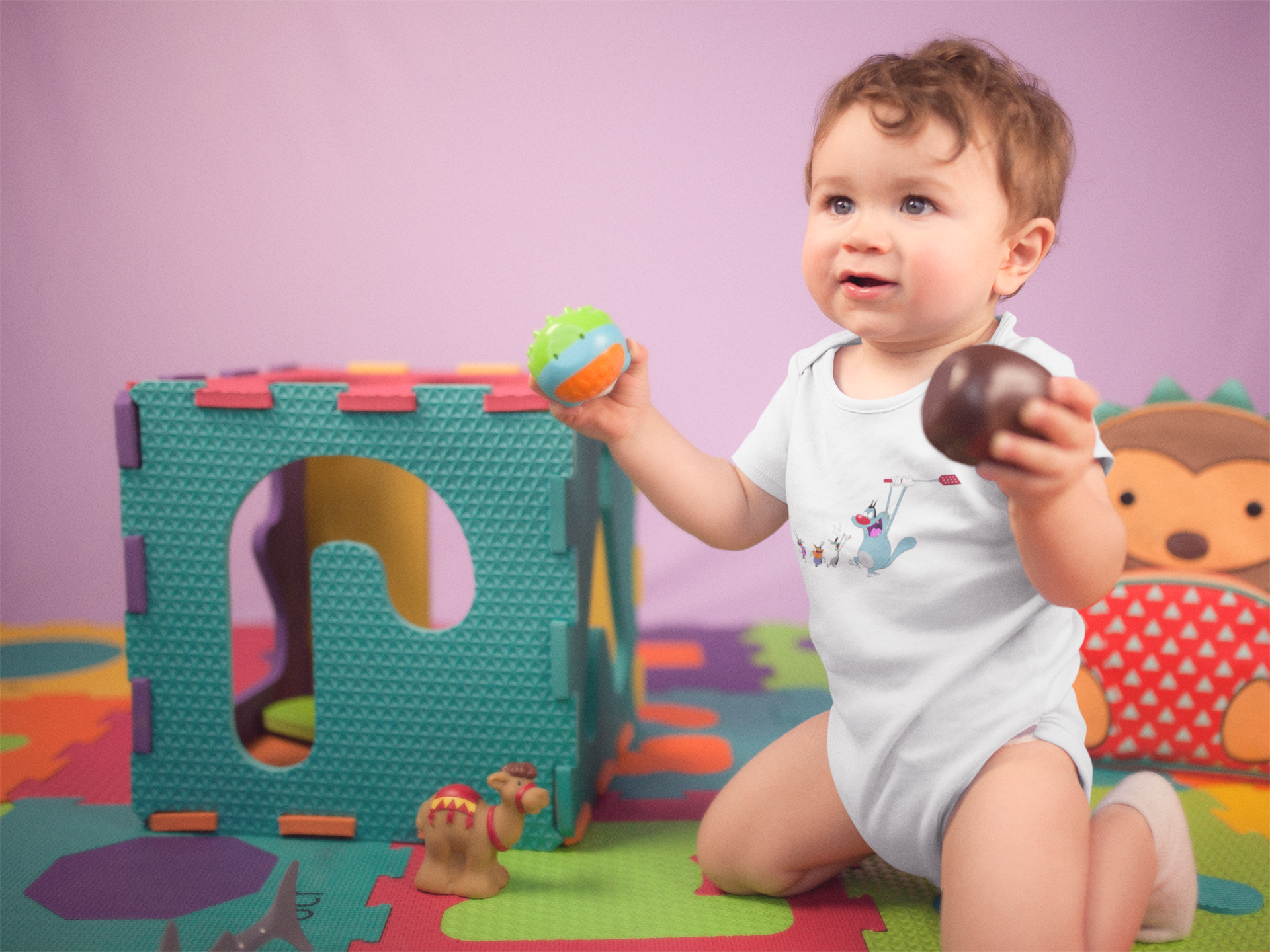 Cute Cartoon Rompers for Baby Boy -FunkyTeesClub
