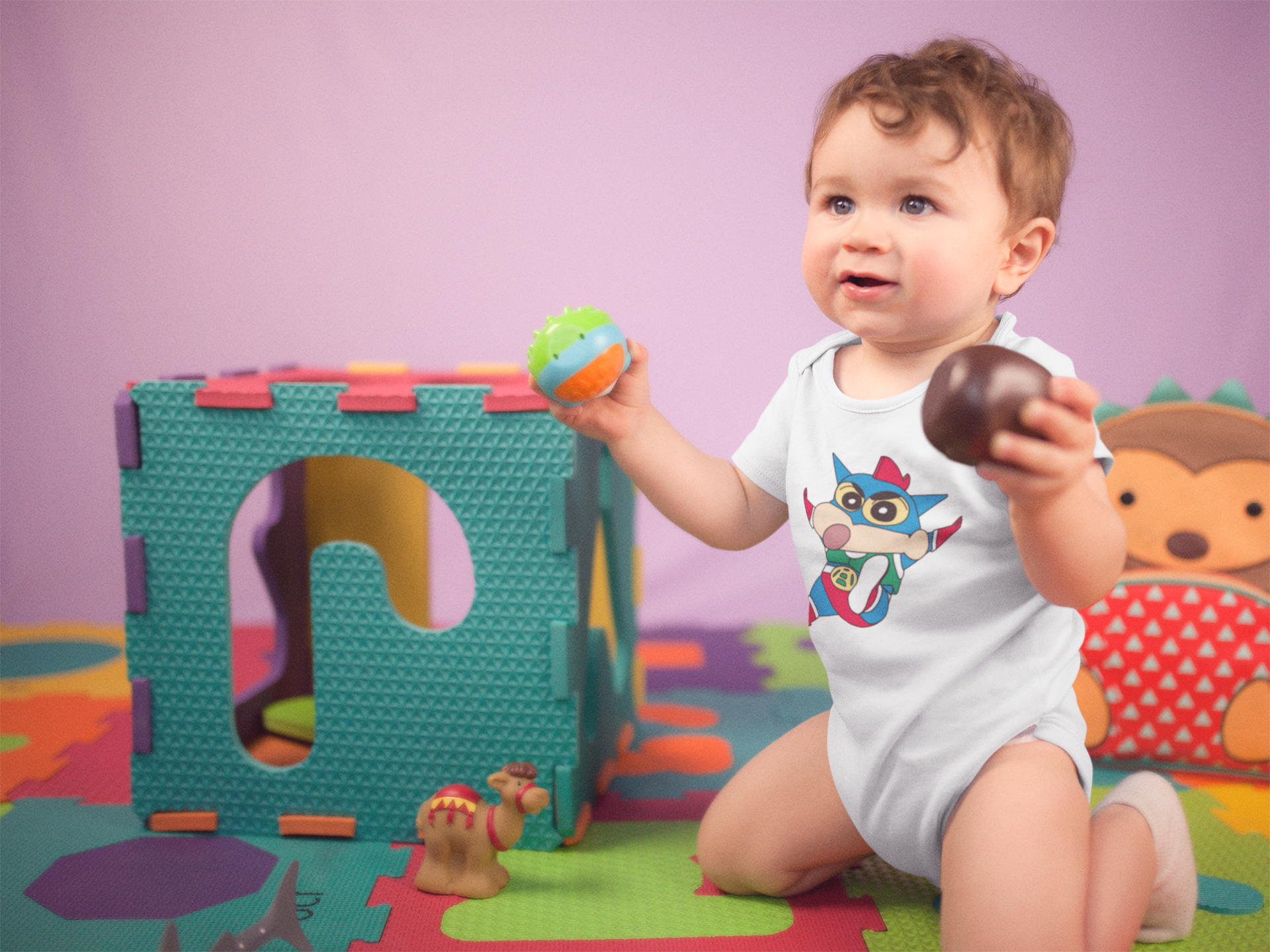 Cute Cartoon Rompers for Baby Boy -FunkyTeesClub