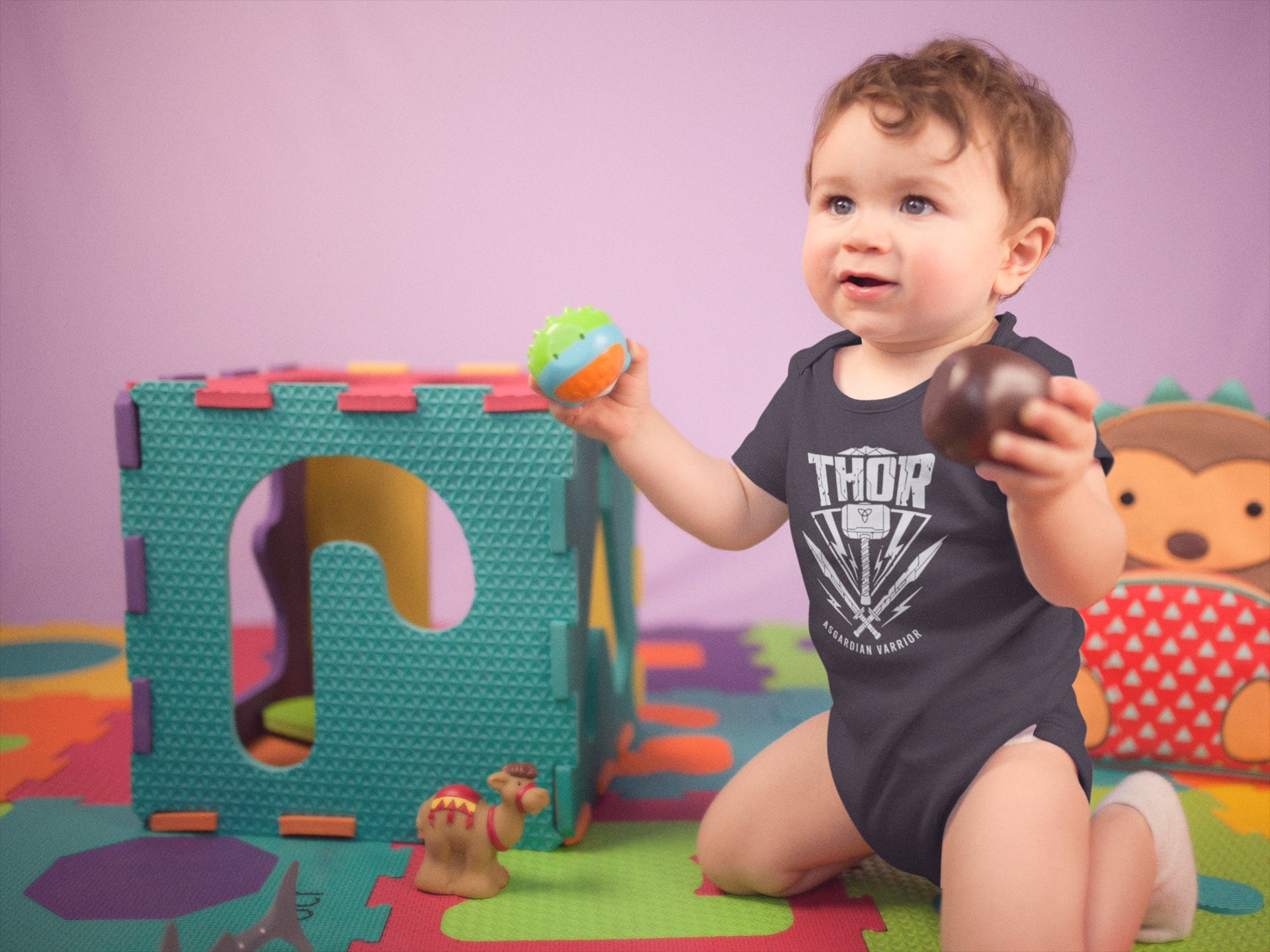 Thor Web Series Rompers for Baby Boy- FunkyTeesClub