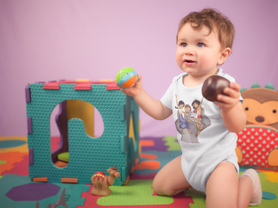 Cute Cartoon Rompers for Baby Boy -FunkyTeesClub