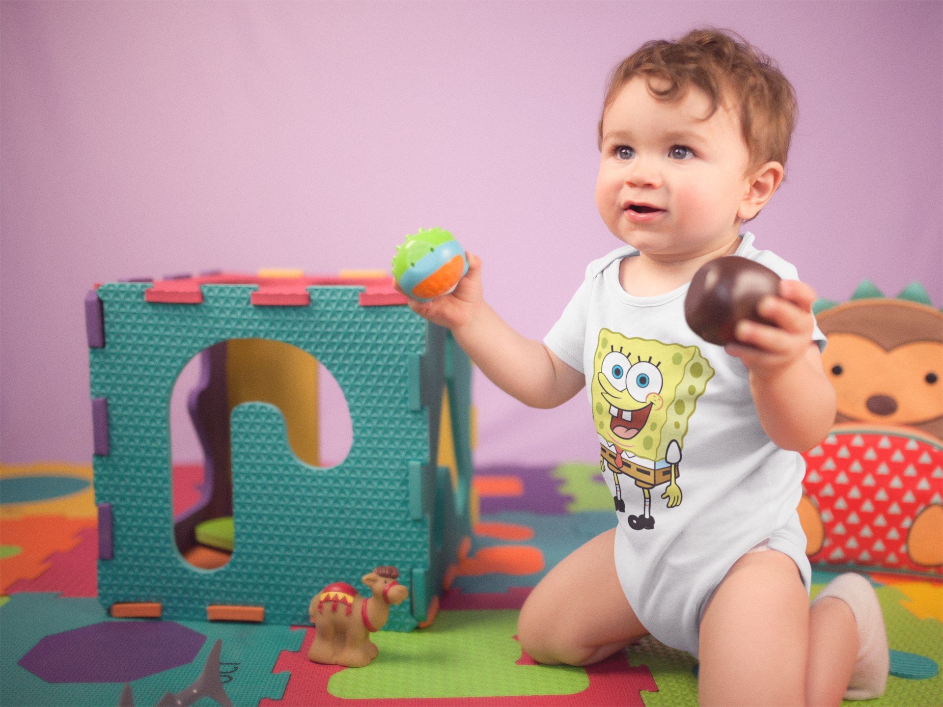 Cute Cartoon Rompers for Baby Boy -FunkyTeesClub