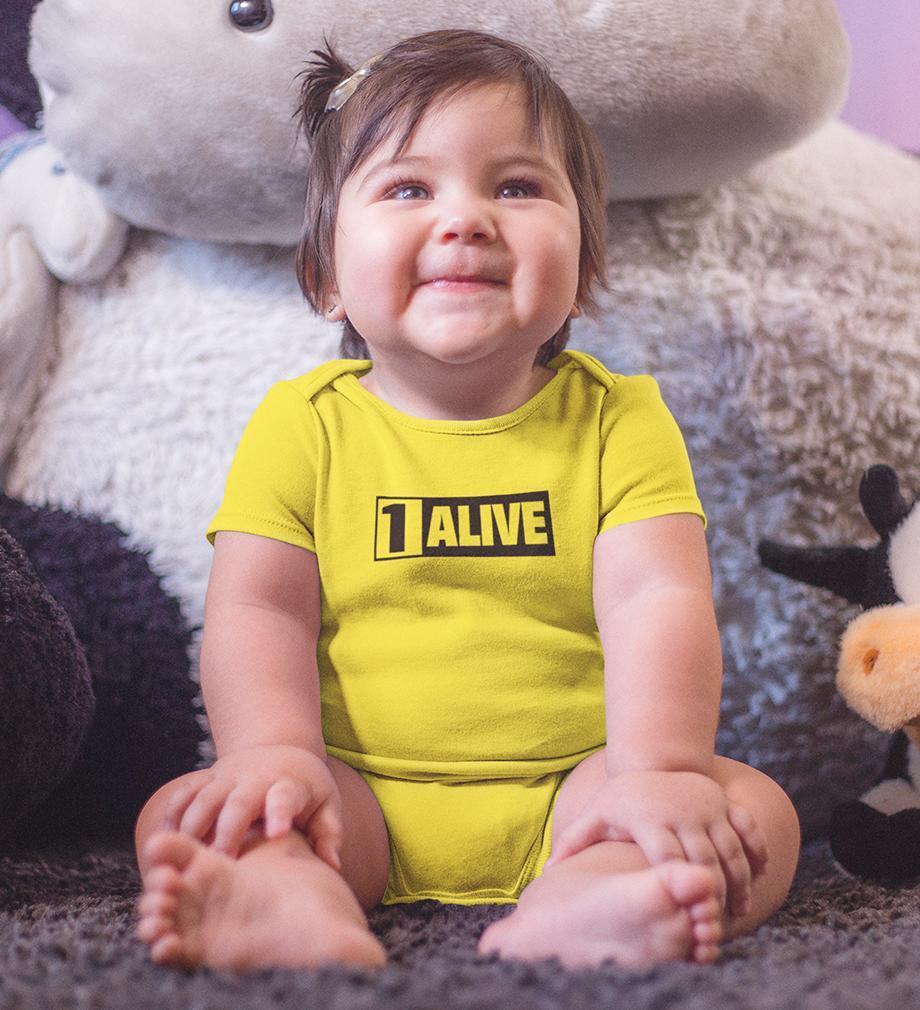 PUBG 1 Alive Rompers for Baby Girl- FunkyTradition FunkyTradition