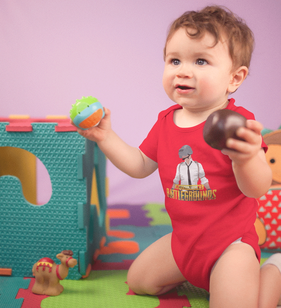 PUBG Players Unknown Battle Rompers for Baby Boy- FunkyTradition FunkyTradition